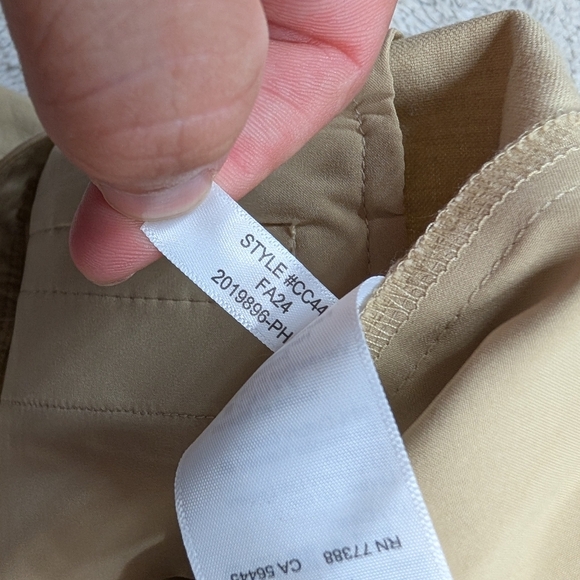 J. Crew Pants Womens 12 Beige Khaki Full Length Wide Leg Trouser Cotton Blend - Picture 10 of 12